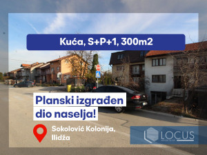 LOCUS: Troetažna kuća u nizu, Sokolović Kolonija