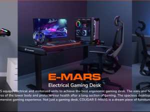 Cougar E-MARS Electrical Gaming Desk