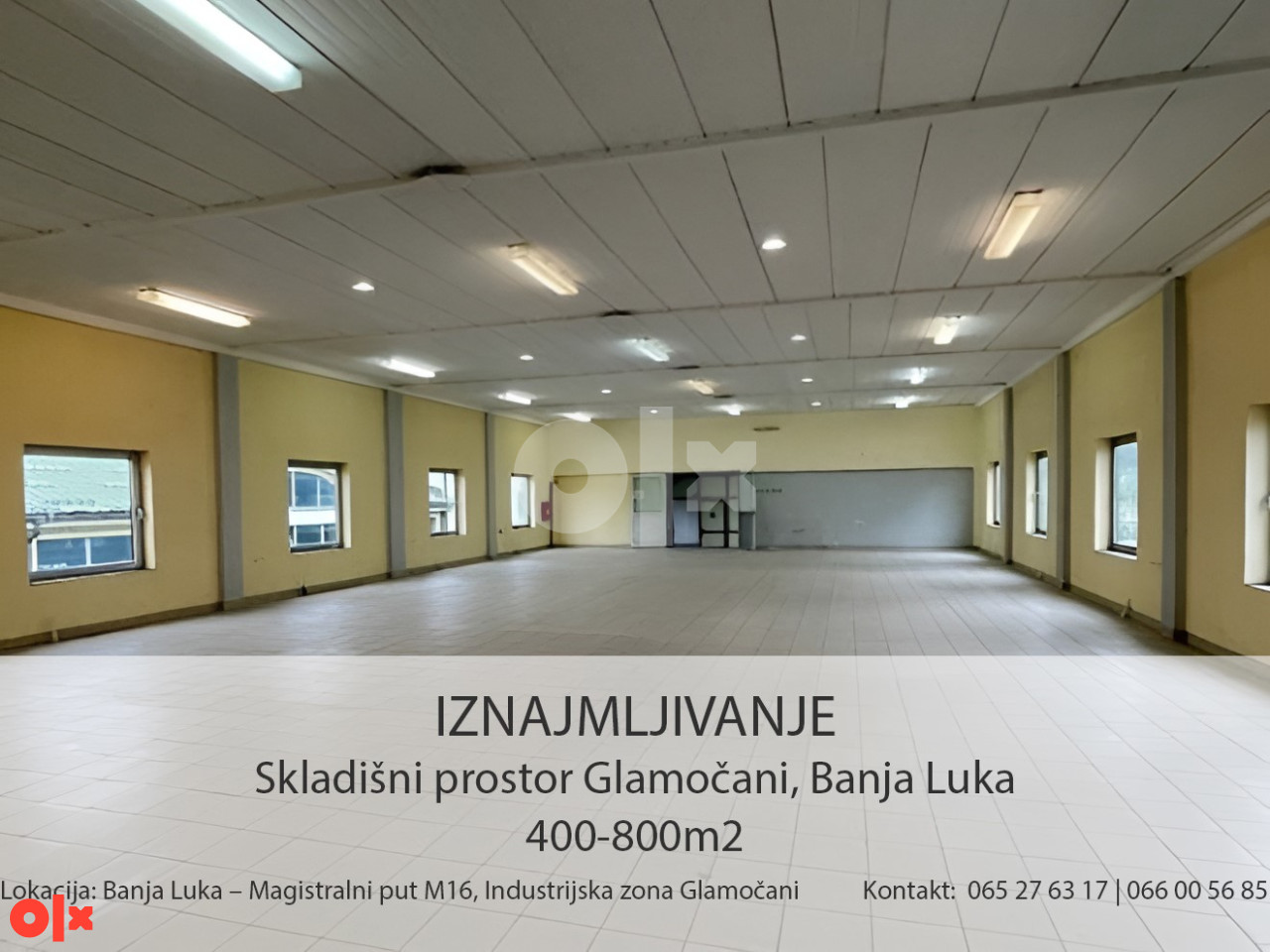 Skladište/hale Glamočani, Banja Luka 400-800m2