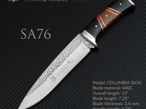 lovacki noz columbia noz sa76 + fotrola lov ribolov