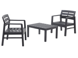 IPAE Progarden baštenska garnitura Lombok - antracit