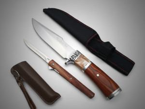 Lovački nož Columbia + cakija ribarska m390 + fotrola set lov 1+1