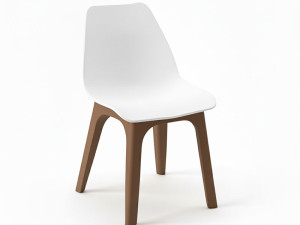 IPAE Progarden plastična stolica Eolo bijela-moka