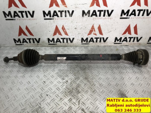 Poluosovina DESNA Audi A3 8V 1,6 TDI 2014 1K0407272QN