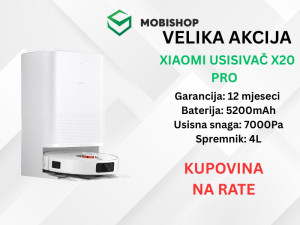 Xiaomi robot usisivač X20 pro