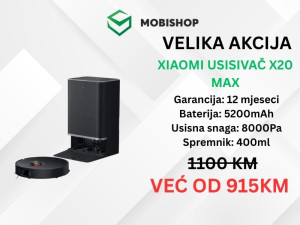 xiaomi robot usisivač x20 max