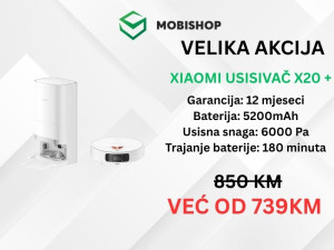 xiaomi robot usisivač x20+
