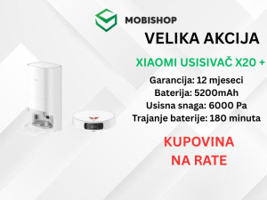 xiaomi robot usisivač x20+
