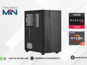 Gaming Hecate X820 Ryzen 5 5500, 16GB RAM, 500GB SSD, RX 7600 8GB