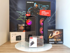 Gaming PC AMD Ryzen 7 5700X RX 7600 8GB