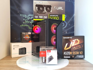 Gaming PC AMD Ryzen 7 5700X RTX 5060 8GB 32GB 3200 512GB SSD