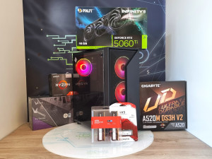 Gaming PC AMD Ryzen 7 5700X RTX 5060 Ti 16GB 32GB DDR4 1TB SSD