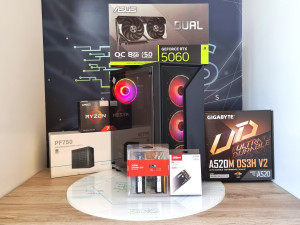 Gaming PC AMD Ryzen 7 5700X RTX 5060 8GB 32GB 512GB SSD