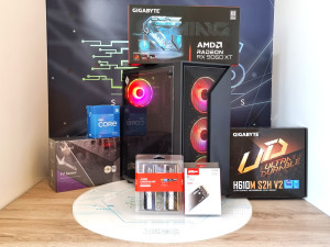 Gaming PC Intel i5 12400F RX 9060 XT 16GB 32GB 6000 DDR5 512GB
