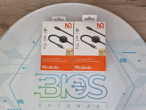 Mcdodo 2 in 1 60w Fast Charging USB-C kabal za punjenje