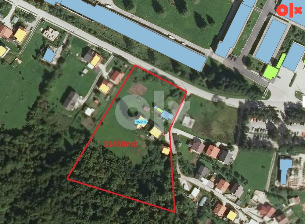 Zemljište Hadžići preko puta Remontnog zavoda - za investitore