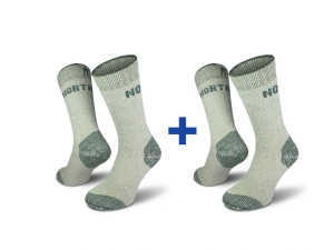 PLANINARSKE ČARAPE ARCTIC MERINO  2 PACK NORTHMAN