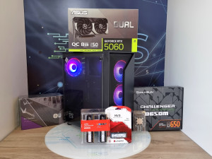 Gaming PC Ryzen 5 7500F RTX 5060 8GB 32GB 6000 DDR5 RGB 1TB SSD