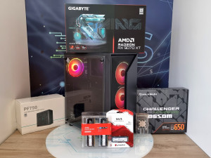 Gaming PC Ryzen 5 7500F RX 9070 XT 16GB 32GB 6000 DDR5 RGB 1TB