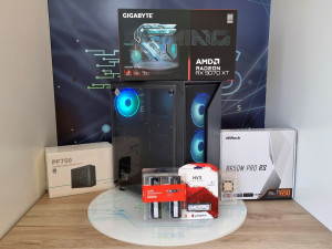 Gaming PC AMD Ryzen 7 7700 RX 9070 XT 16GB 32GB 6000 DDR5 RGB 1TB