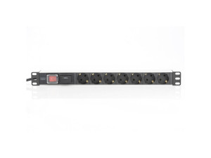 Napojni panel za rack 7 utičnica DN-95407 sa zaštitom Digitus