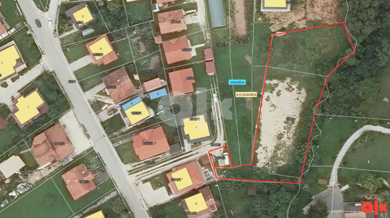 Zemljište Vogošća /Blagovac/ 2479m2 16