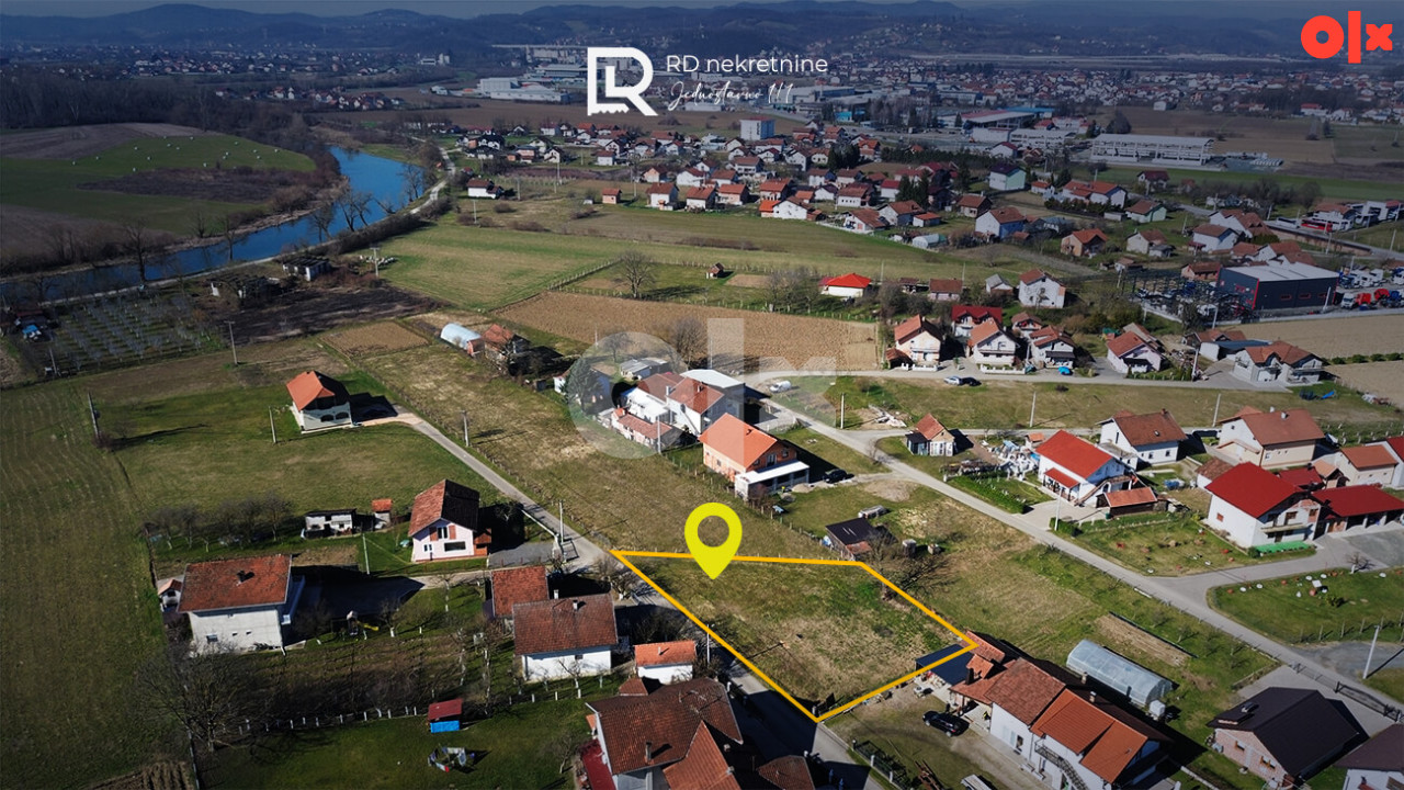 Na prodaju zemljište, Laktaši 999m2