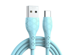 USB kabal XO NB240 USB - Micro 1m 2.4A Blue