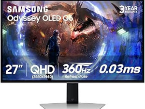 SAMSUNG Odyssey OLED G6 27" LS27DG602SUXEN  , 2k 360HZ