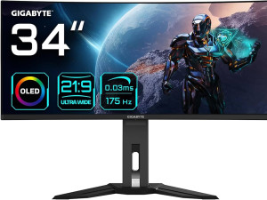 GIGABYTE MO34WQC, OLED 175HZ 3440 x 1440 (UW-QHD)