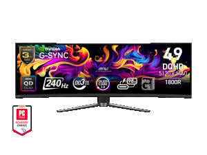 MSI MPG 491CQPDE QD-OLED , 144HZ 5120 x 1440 (DQHD)