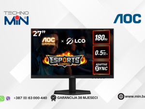 Gaming Monitor AOC 27G42E 27" Fast IPS, Full HD, 180Hz, 0.5ms