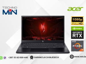 Acer Nitro V 15 15.6", Ryzen 7 7735HS 16GB RAM 512GB SSD RTX 4050