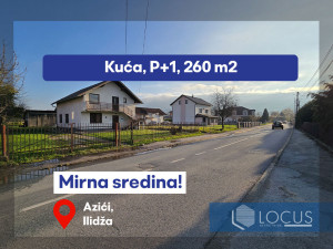 LOCUS: Kuća na parceli 2.878m2, Azići, Ilidža