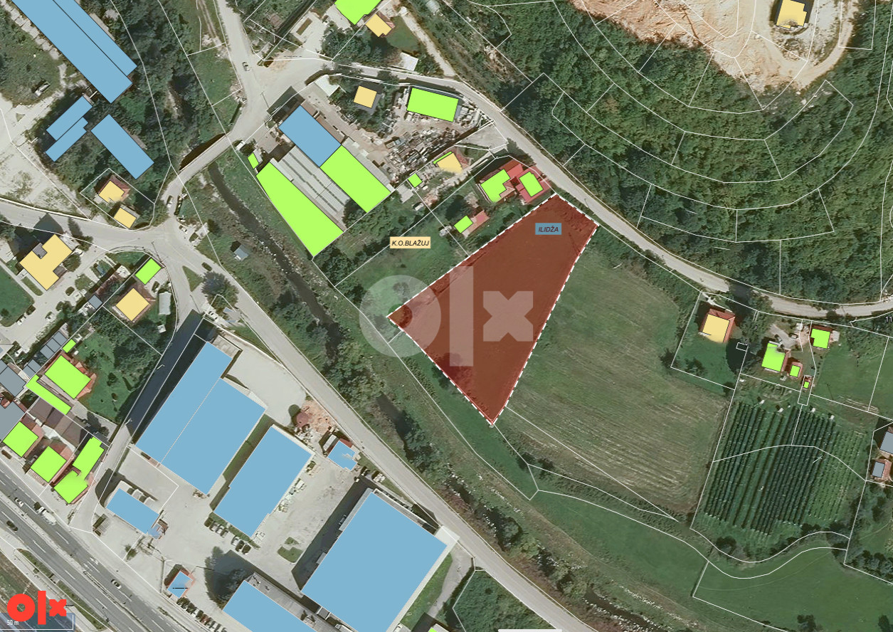 BAULAND/ Zemljište 3.662 m2/ Odlična lokacija - Blažuj, Ilidža 3
