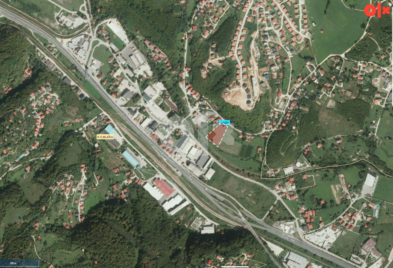 BAULAND/ Zemljište 3.662 m2/ Odlična lokacija - Blažuj, Ilidža 4