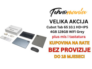Cubot Tab 65 10.1 HD+IPS 4GB 128GB WiFi Grey