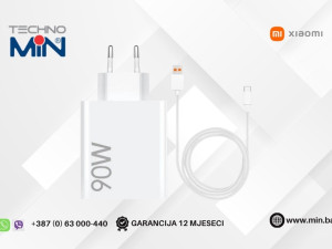 Xiaomi punjač 90W USB-A sa kablom Bijeli (BHR07ZBEU)