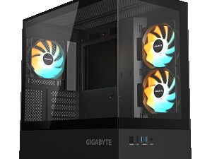 Gigabyte Case GB-C201P Mid-tower, mATX, 3x 120mm ARGB fans