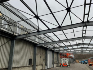 Pocinčana konstrukcija za halu, 108 x 17 m