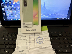 SAMSUNG A56 128/8 NOVO NEOTPAKOVAN 2GOD GARANCIJA RACUN
