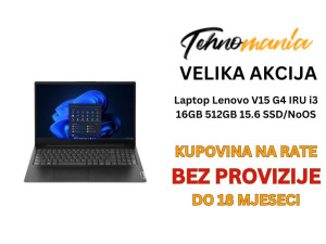 Laptop Lenovo V15 G4 IRU i3 16GB 512GB 15.6 SSD/NoOS
