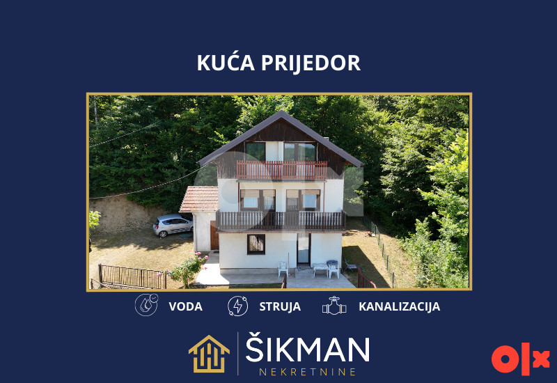 Kuća Prijedor 500m2, NOV KROV