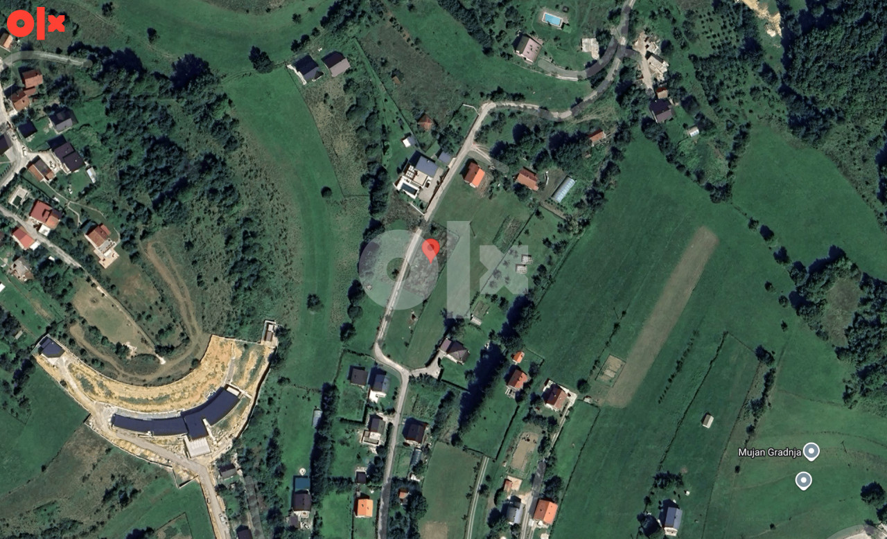 Plac, gradjevinsko zemljište, Pazarić, Hadžići – pohled 6
