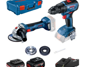GWS 180-LI+GSR 18V-50,1x5.0Ah, 1x2.0Ah SET AKUALATA 0615990M47