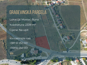 Građevinska parcela - Mostar, Buna