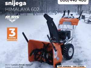 RURIS motorni cistac snijega freza za snijeg HIMALAYA 602
