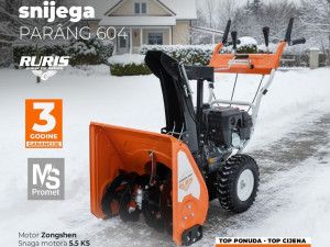 RURIS motorni cistac snijega freza za snijeg PARANG 604