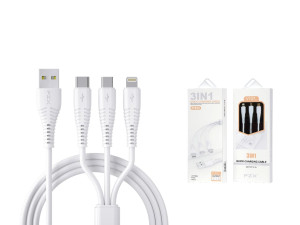 USB KABAL PZX V137  3U1 type c to/lightning/micro