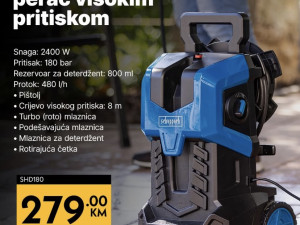 Scheppach perac visokim pritiskom SHD180